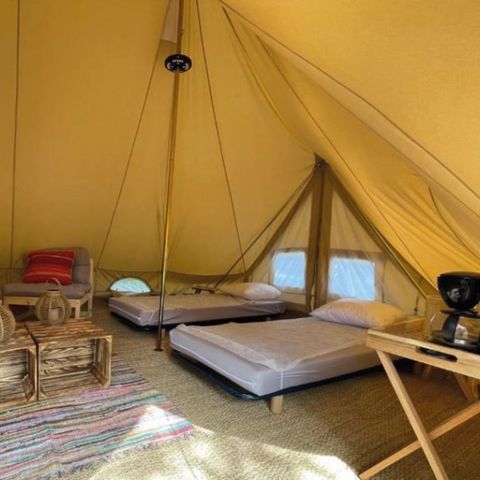 CANVAS AND WOOD TENT 4 people - Family - 4 pers