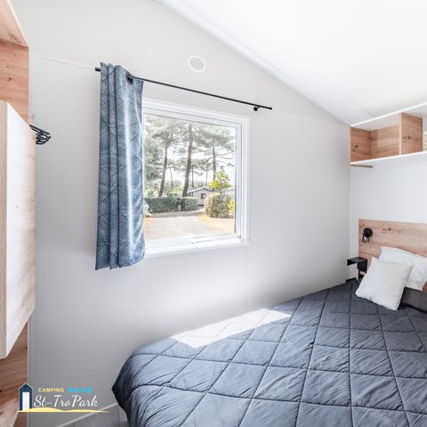 MOBILE HOME 4 people - 31m² Premium mobile home (2 bedrooms) + dishwasher + 15m² semi-covered terrace