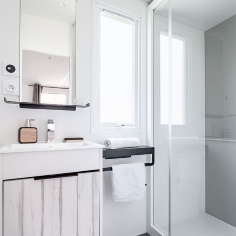 MOBILE HOME 4 people - Mobile home Premium 32m² (2 bedrooms - 2 bathrooms) + Dishwasher + 15m² semi-covered terrace
