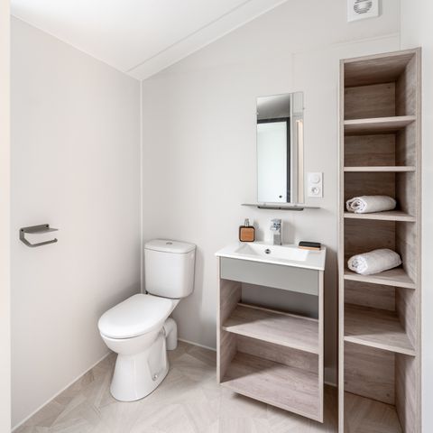 MOBILE HOME 2 people - Mobile home Premium 19m² (1 bedroom) + Dishwasher + 11m² semi-covered terrace