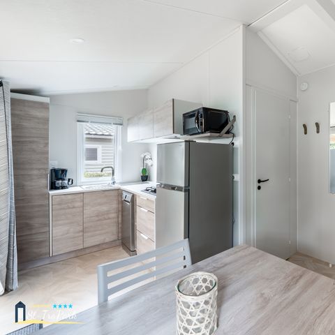 MOBILE HOME 2 people - Mobile home Premium 19m² (1 bedroom) + Dishwasher + 11m² semi-covered terrace