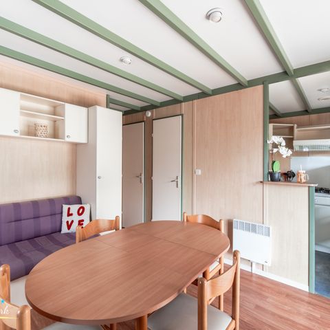 CHALET 4 people - Chalet Premium 35m² (2 bedrooms) + Air-conditioning + Dishwasher + Covered terrace 12m² + Private parking space