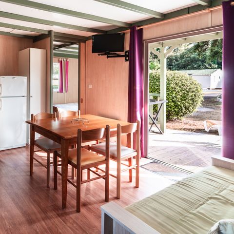 MOBILE HOME 4 people - Premium 32m² (2 bedrooms) reserved for people with reduced mobility with air conditioning