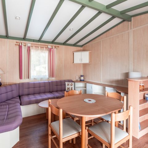 CHALET 6 people - Chalet Premium 46m² (3 bedrooms) + Air conditioning + Dishwasher + Covered terrace