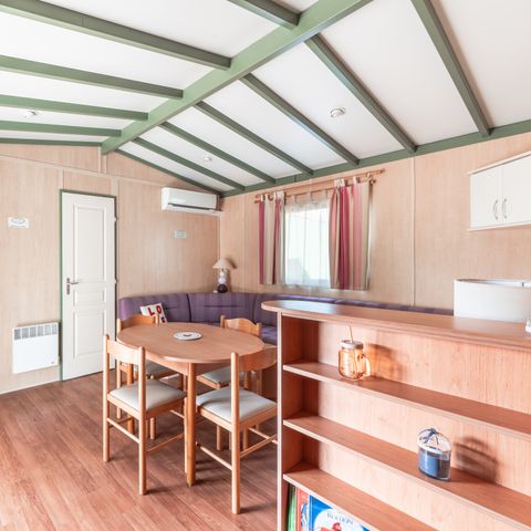 CHALET 6 people - Chalet Premium 46m² (3 bedrooms) + Air conditioning + Dishwasher + Covered terrace