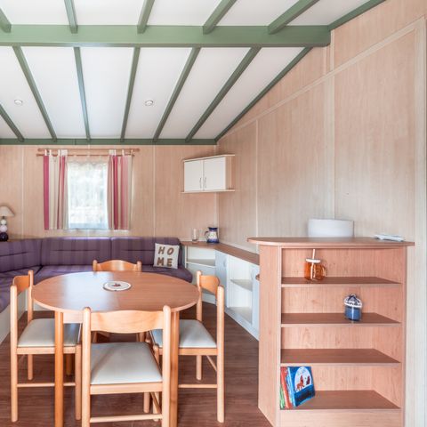 Chalet 6 persons - Chalet Premium 46m² (3 bedrooms) + Air conditioning + Dishwasher + Covered terrace