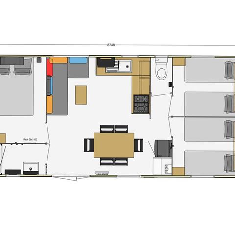MOBILE HOME 6 people - COMFORT PLUS 31m² (31m²)