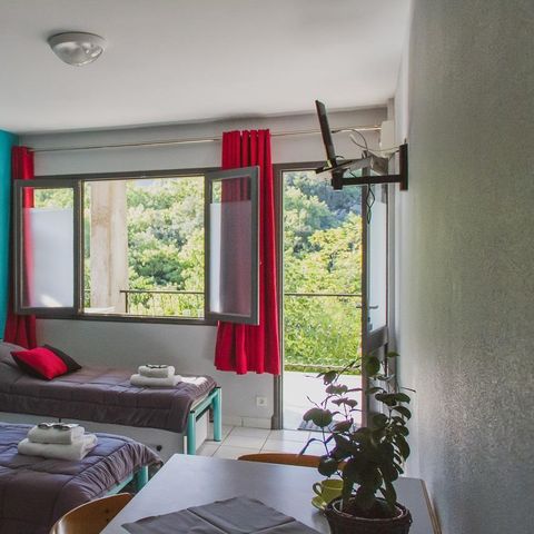 Studio 3 persons - TV BALCONY