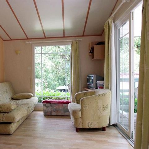 Mobile home 6 persons - 4/6 Comfort with terrace + Air conditioning + TV 40m².