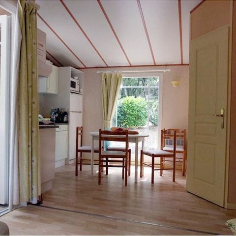 Mobile home 6 persons - 4/6 Comfort with terrace + Air conditioning + TV 40m².