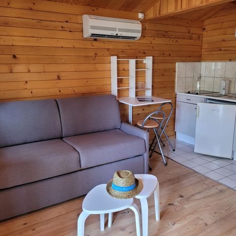 Chalet 2 persons - Wood with terrace - Air conditioning +TV 20m2