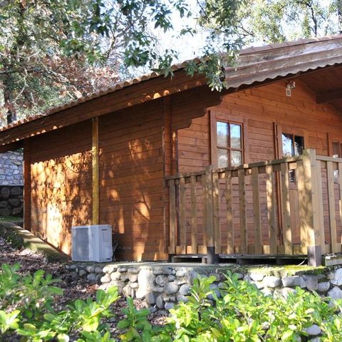 Chalet 2 persons - Wood with terrace - Air conditioning +TV 20m2