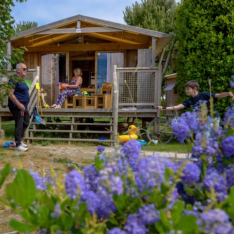 CANVAS AND WOOD TENT 4 people - LODGE PREMIUM SWEET