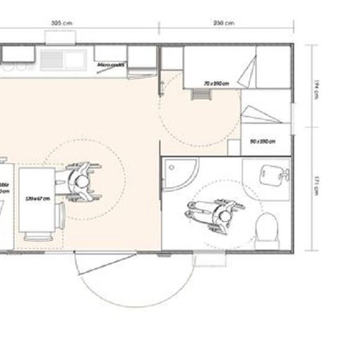 MOBILE HOME 4 people - PMR