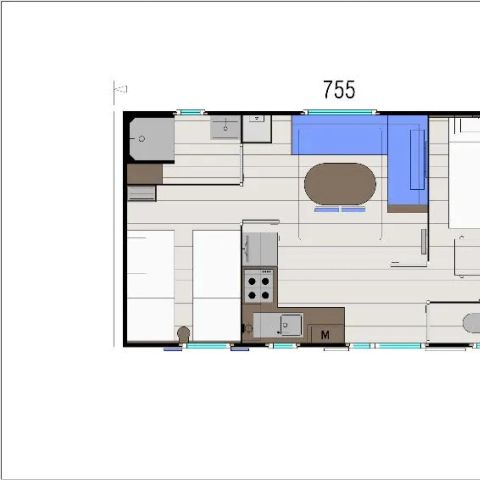 MOBILE HOME 4 people - COMFORT 27SQM