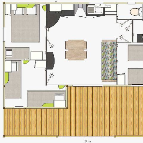 CHALET 6 people - COMFORT+ 35M² (35M²)