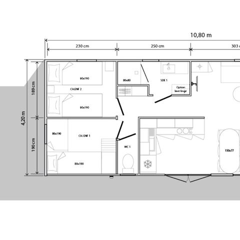 MOBILE HOME 6 people - SUNELIA PRESTIGE ESPACE MER