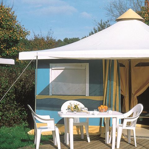 CANVAS BUNGALOW 5 people - Bungalow Toilé Confort 25 m² 2 bedrooms + terrace 15m² 5 pers