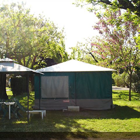 CANVAS BUNGALOW 5 people - Bungalow Toilé Confort 25 m² 2 bedrooms + terrace 15m² 5 pers