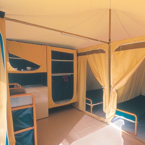 CANVAS BUNGALOW 5 people - Bungalow Toilé Confort 25 m² 2 bedrooms + terrace 15m² 5 pers