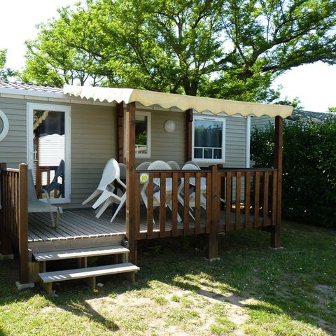 MOBILE HOME 7 people - Mobil home Standard 32 m² 3 bedrooms + terrace 12m² semi-covered (9m²) 6/7 pers