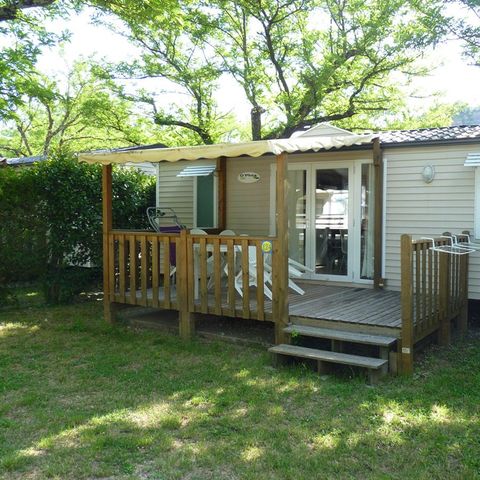 MOBILE HOME 5 people - Mobile home Comfort 32 m² 2 bedrooms + terrace 12m² semi-covered (9m²) + TV 4/5 pers
