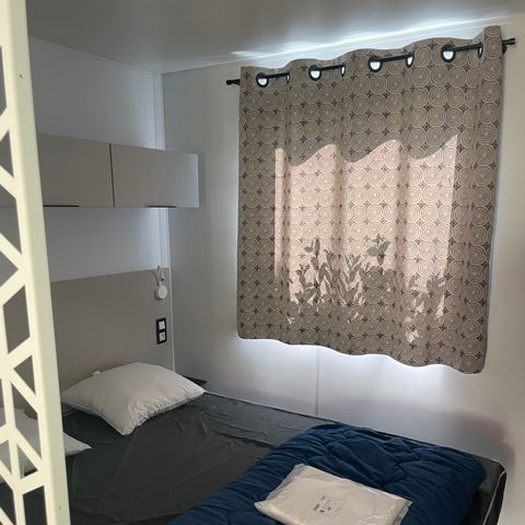 MOBILE HOME 2 people - Mobile home Premium 21m² 1 bedroom + terrace 12m² semi-covered (9m²) - TV + Air conditioning 2 pers