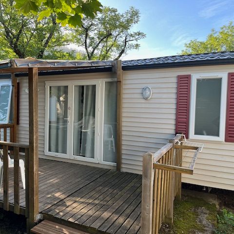 MOBILE HOME 5 people - Mobile home Standard 32 m² 2 bedrooms + terrace 12m² semi-covered (9m²) 4/5 pers