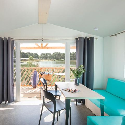 MOBILE HOME 4 people - Pommier with river view
