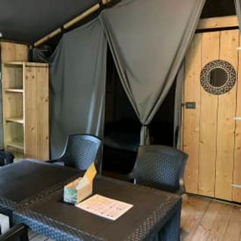 Canvas and wooden tent 4 persons - Cocotier