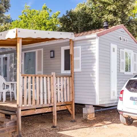 Mobile home 4 persons - Mobile-home | Comfort | 2 Bedrooms | 4 Pers. | Raised terrace | Air-con.