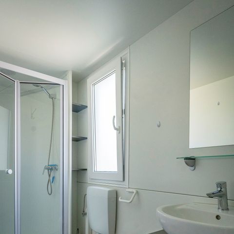 Mobile home 6 persons - Mobile-home | Comfort | 2 Bedrooms | 4/6 Pers. | Raised terrace | Air-con.