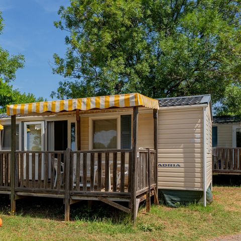 Mobile home 6 persons - Mobile-home | Comfort | 3 Bedrooms | 6 Pers. | Raised terrace | Air conditioning