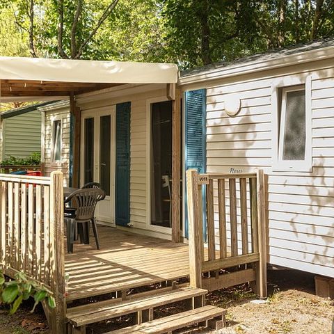 Mobile home 6 persons - Mobil-home | Classic XL | 3 Bedrooms | 6 Pers. | Raised terrace | Air-con.