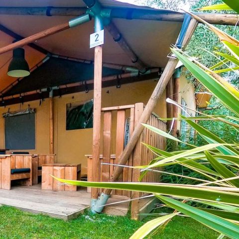 CANVAS AND WOOD TENT 6 people - Spotty Lodge