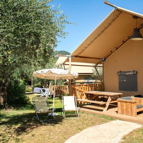 CANVAS AND WOOD TENT 5 people - Safari Lodge