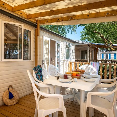 MOBILE HOME 4 people - Comfort | 2 Bedrooms | 4 Pers | Raised terrace | Air conditioning