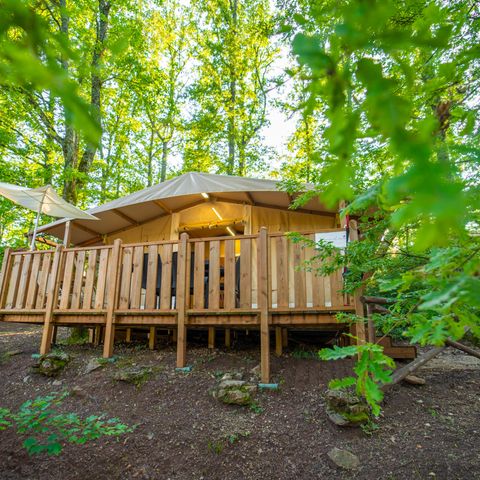 CANVAS AND WOOD TENT 5 people - Lodge Tent Deluxe