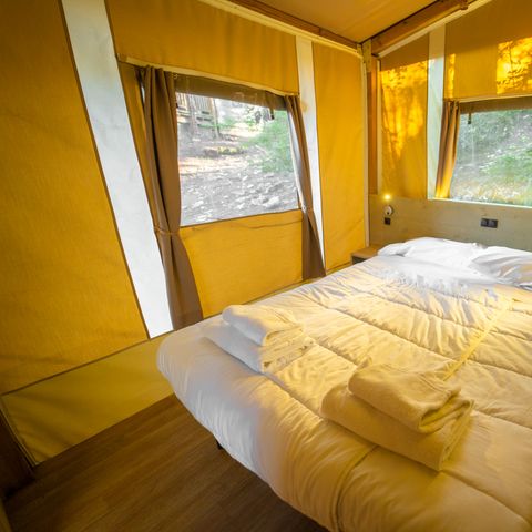 CANVAS AND WOOD TENT 5 people - Lodge Tent Deluxe