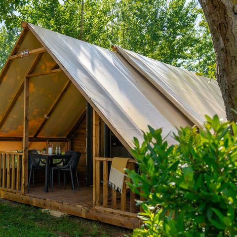 CANVAS AND WOOD TENT 5 people - Glamptent 2.0