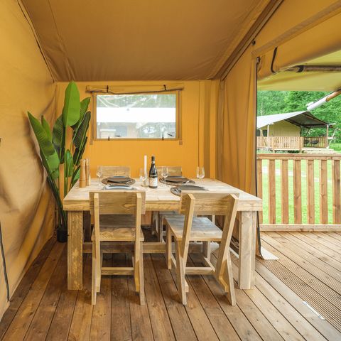 CANVAS AND WOOD TENT 5 people - Glamptent Basic