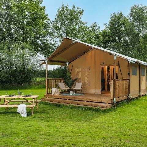 CANVAS AND WOOD TENT 5 people - Glamptent Basic