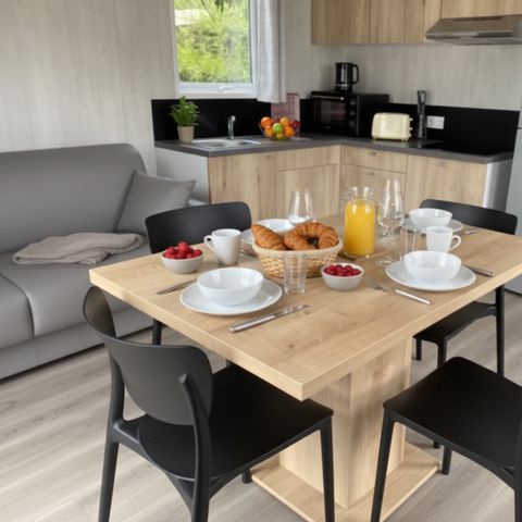MOBILE HOME 4 people - MOBIWOOD 36 with its PRIVATE JACUZZI - 2 Bedrooms