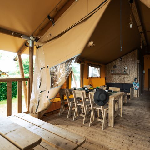 CANVAS AND WOOD TENT 5 people - WOODLODGE