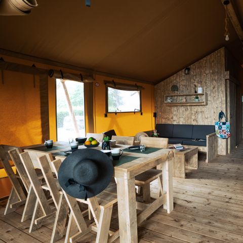 CANVAS AND WOOD TENT 5 people - WOODLODGE