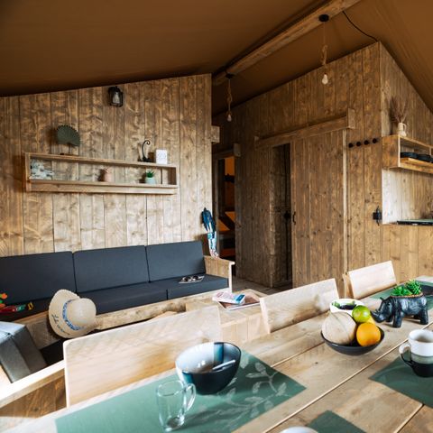 CANVAS AND WOOD TENT 5 people - WOODLODGE