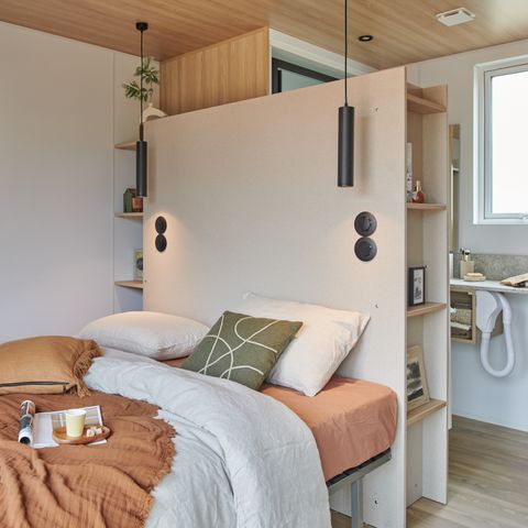 MOBILE HOME 2 people - Sunêlia Luxe TAOS S2 2 pers. 1 bedroom. 1 bathroom. with or without private jacuzzi