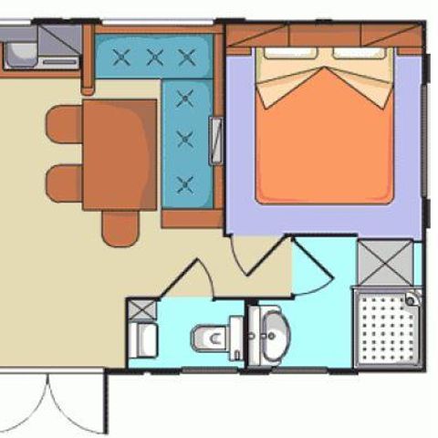 Mobile home 6 persons - GRAND CHARME