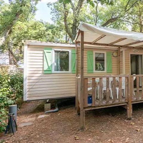 BUNGALOW 6 people - Mobil-home | Classic | 3 Bedrooms | 4/6 Pers. | Covered Terrace | Air-con.