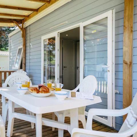 BUNGALOW 6 people - Mobile-home | Comfort | 2 Bedrooms | 4/6 Pers. | Raised terrace | Air-con.